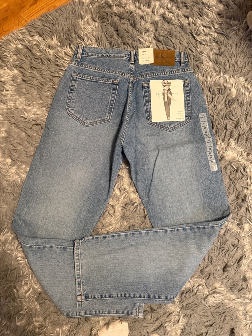 Vintage Calvin Klein Classic Light Blue womans Jeans - Straight Fit